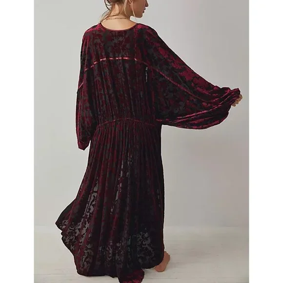 FREE PEOPLE Magic Hour Kimono / Midnight Combo - Picture 3 of 10
